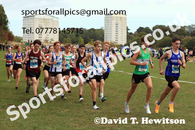 Mens and Womens under-17s, 2025 Farringdon Cross Country Relays, Sunderland. Photo: David T. Hewitson/Sports for All Pics